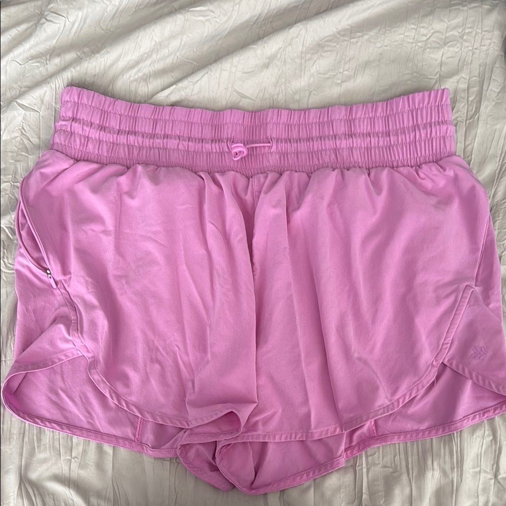 All in Motion Pink Athletic Shorts Lightweight Performance